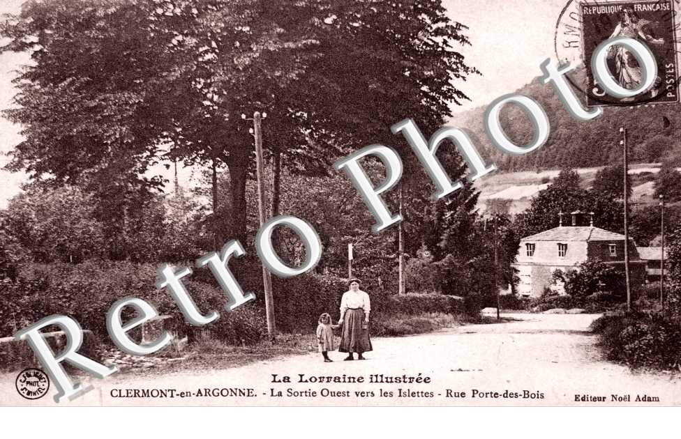 Vue Panoramique, la Butte de Vauquois, la Route de Varennes, la Vallee de l'Aire