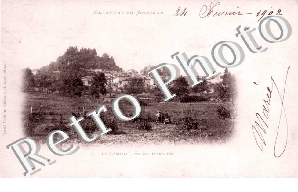 Clermont vue du nord est