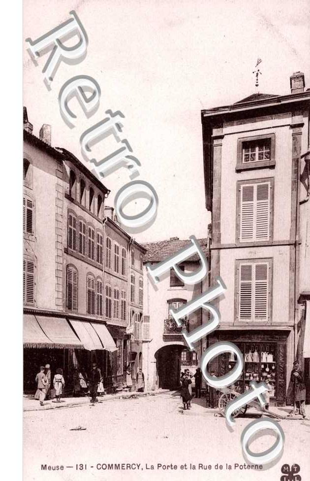 La porte et la rue de la Poterne