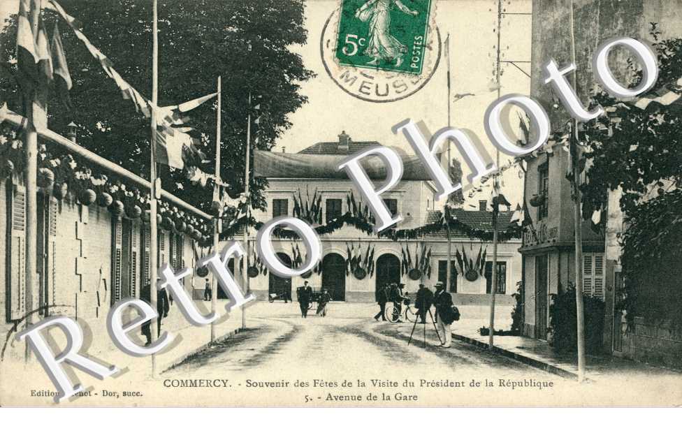souvenir des Fetes de la visite du President de la Republique Avenue de la Gare