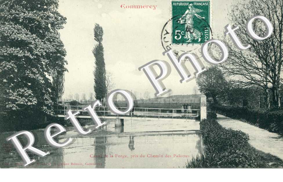 Canal de la forge, pris du chemin des Palottes