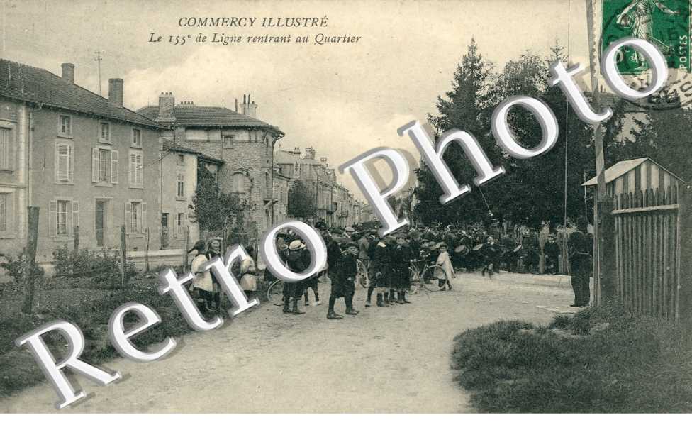 la 155eme de ligne rentrant au quartier