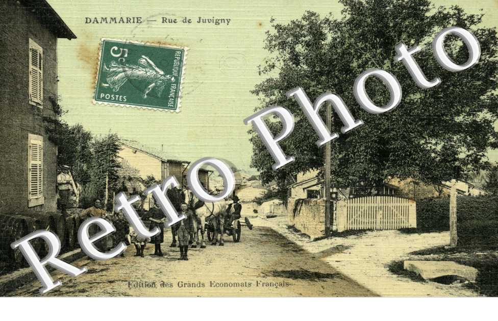 Rue de Juvigny (carte toilee couleur) Edition des Grands Economats Francais