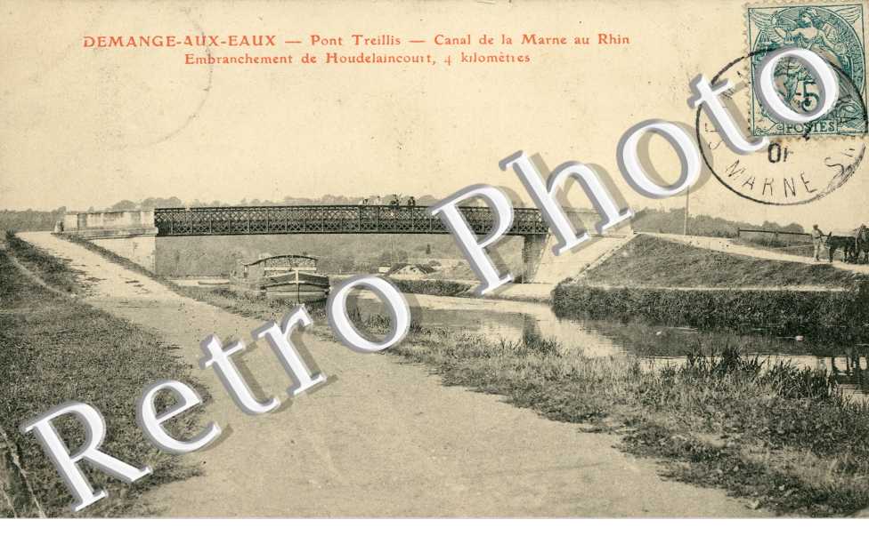 Canal de la marne au Rhin - embranchement de Houdelaincourt