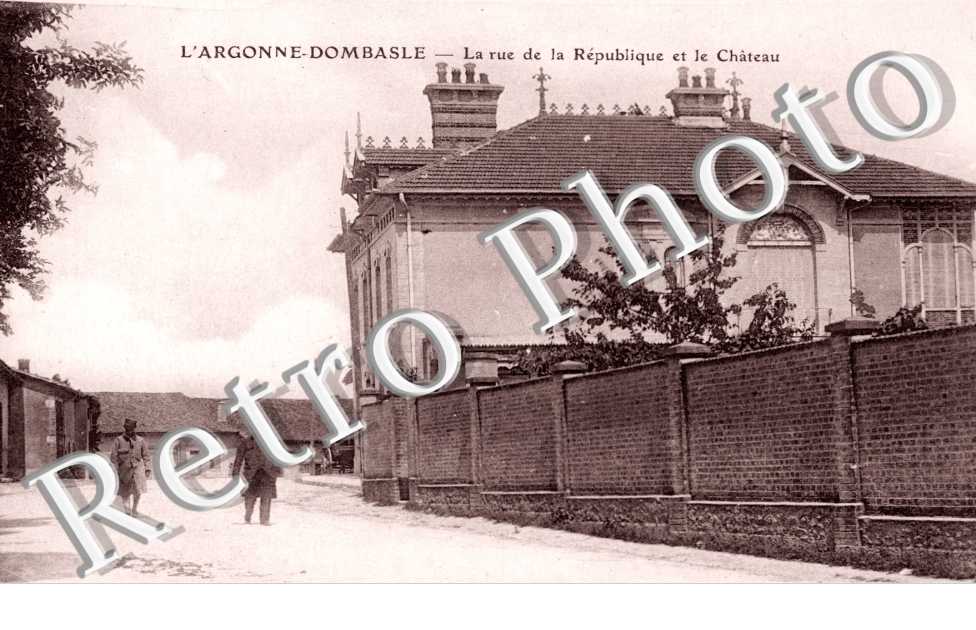 La rue de la republique et le chateau