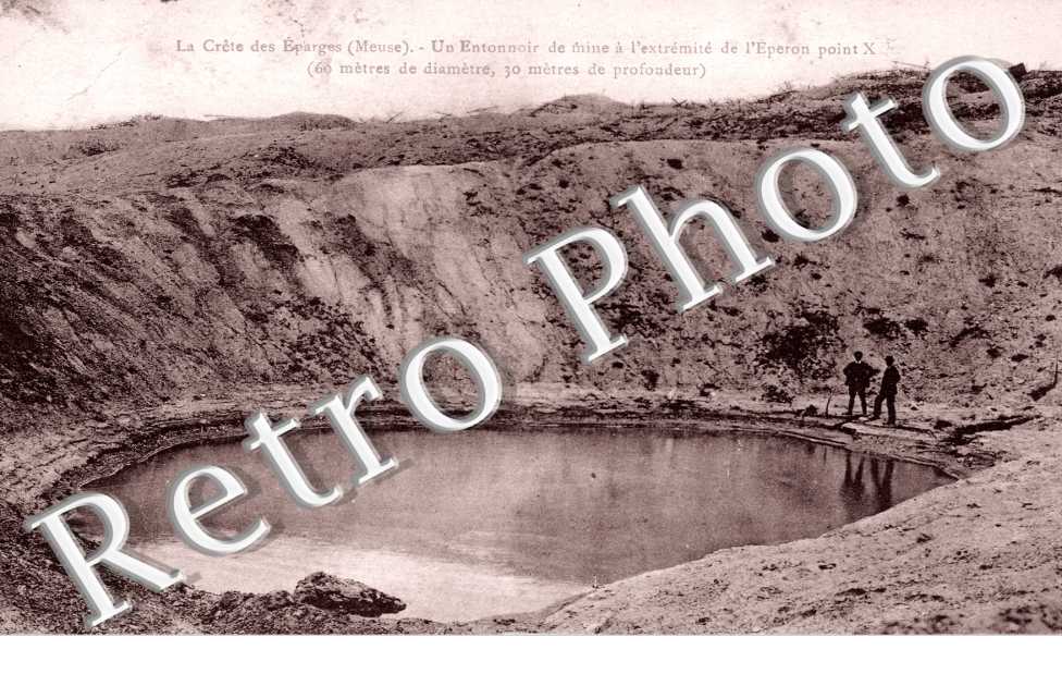 La Crete un entonnoir de mines