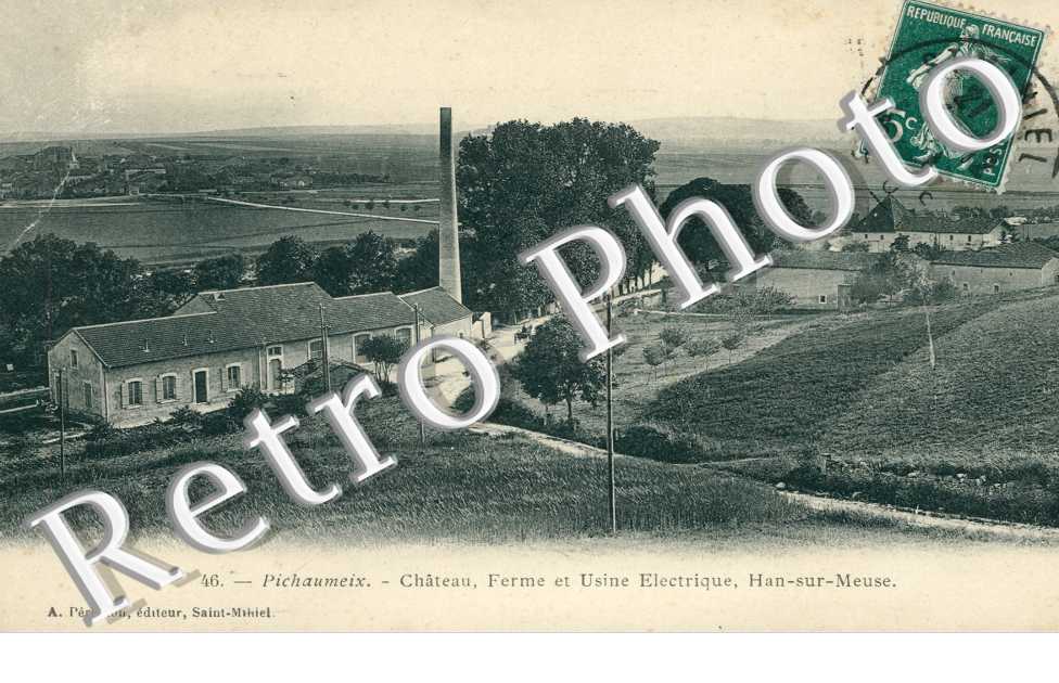 Pichaumeix Chateau ferme et Usine electrique