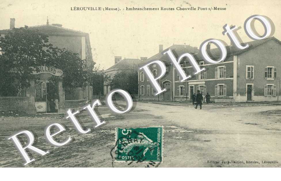 Embranchement Routes Chonville Pont sur Meuse