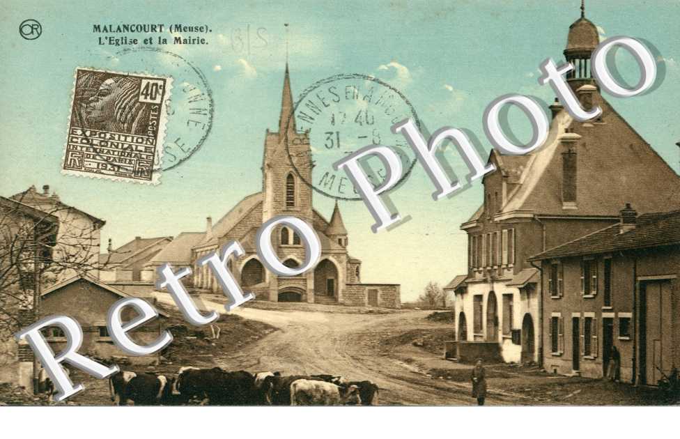 La mairie et l'eglise