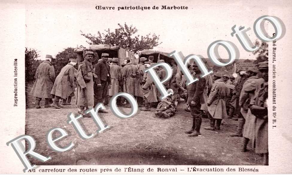Au carrefour des routes  - evacuation des blesses