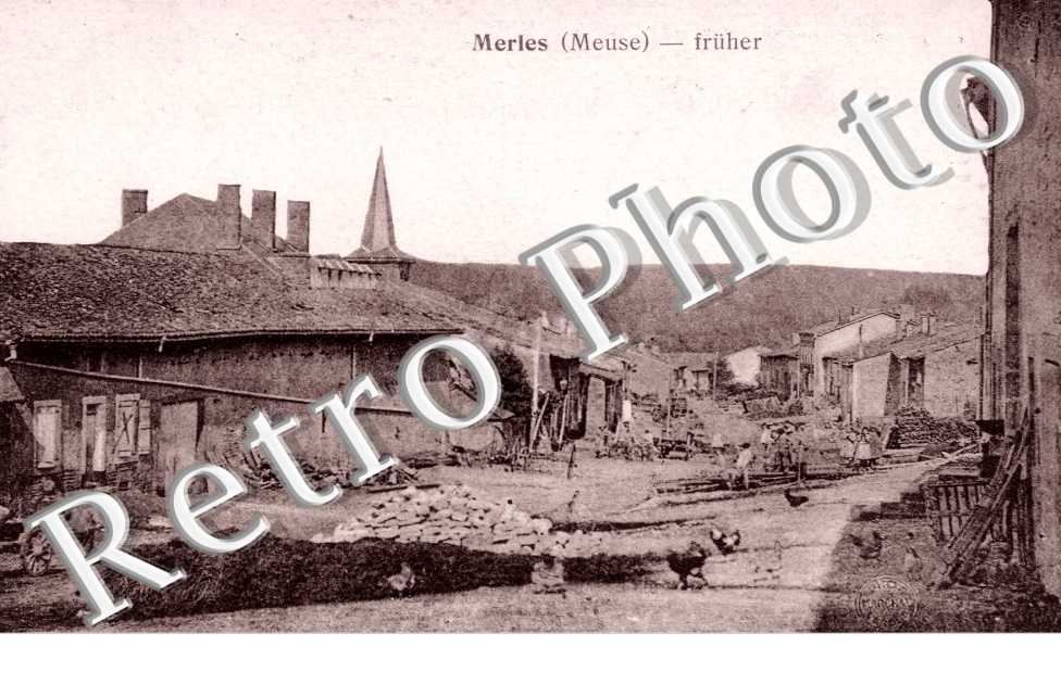 Fruher rue principale  - Feldpostkarte Carte postale militaire allemande