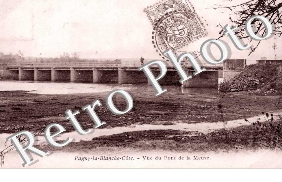 Vue du pont de la Meuse