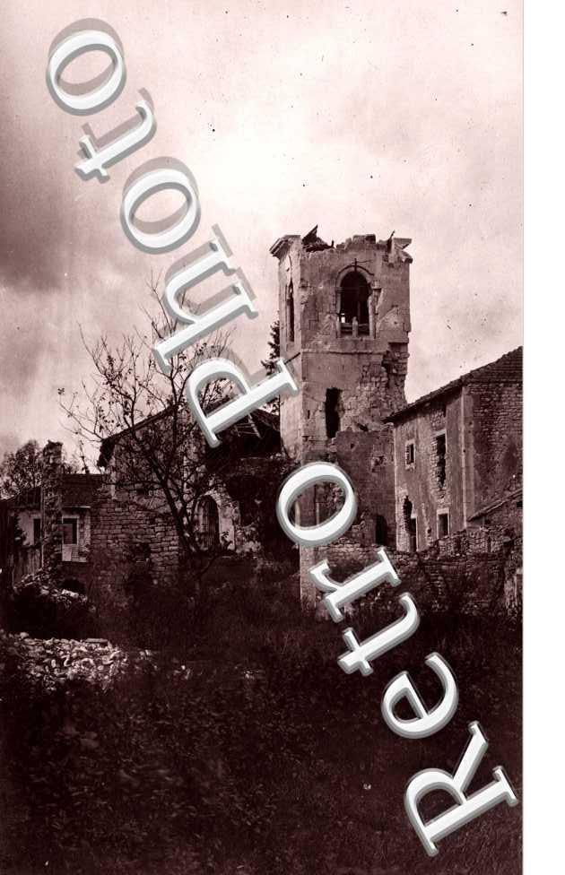 l'eglise en ruines