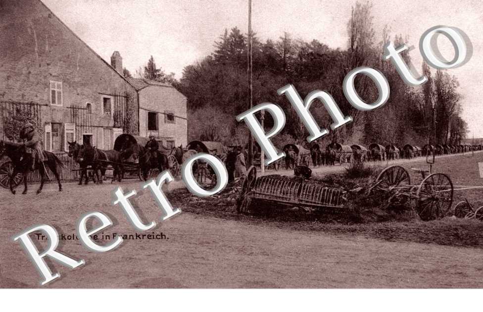 Trainkolonne in Frnakreich