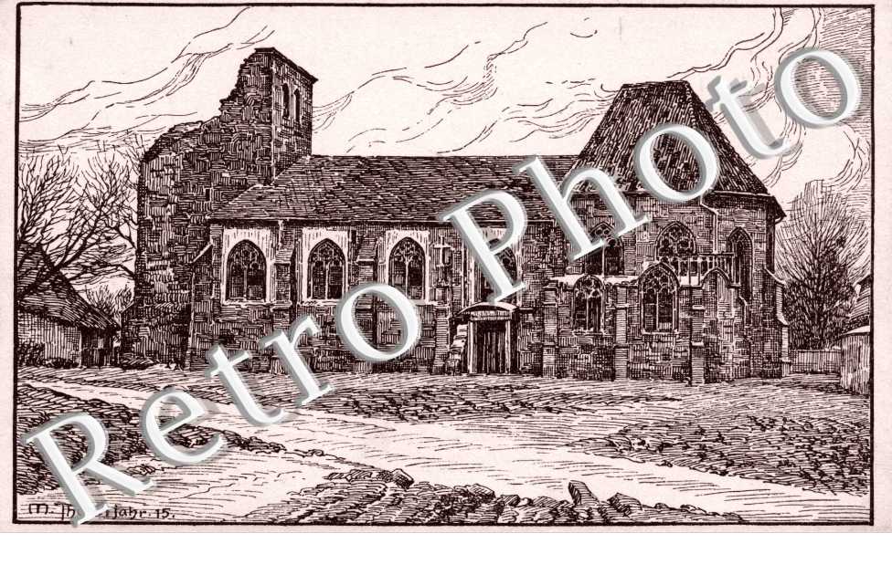 l'eglise  1915