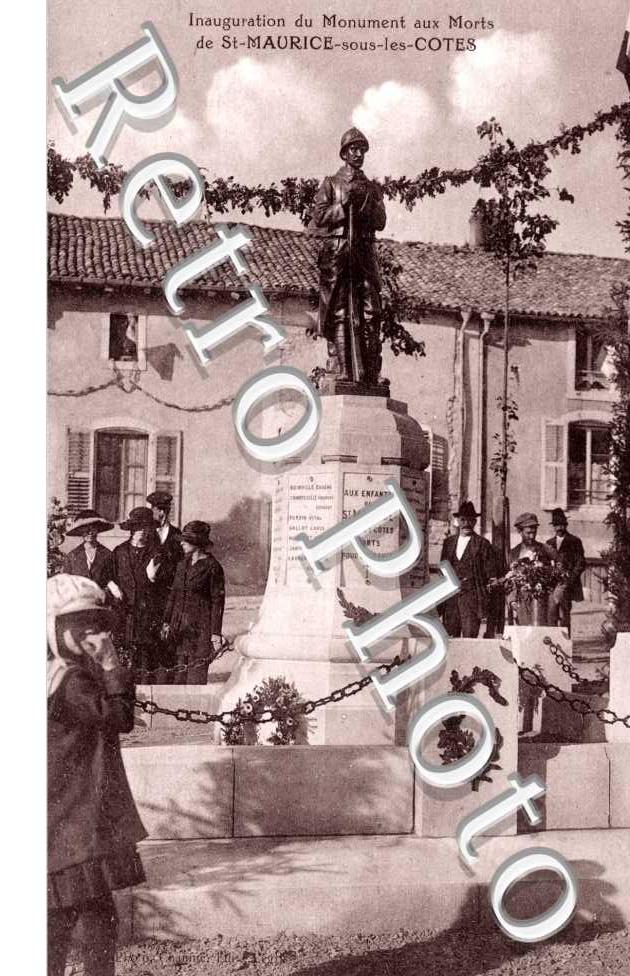 Inauguration du Monument aux Morts