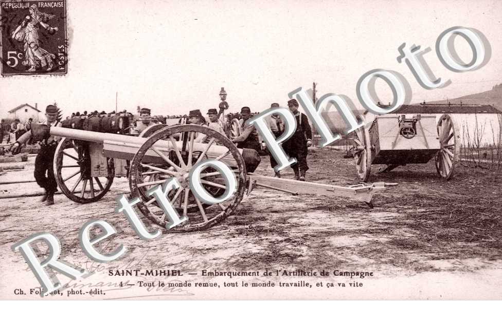Embarquement de l'Artillerie de campagne