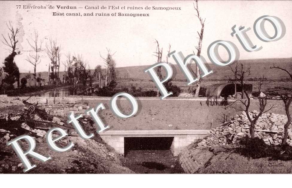 Canal de l'Est et ruines