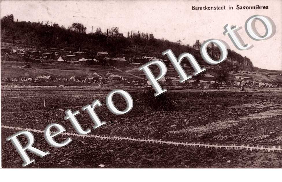 Barackenstadt - feldpostkarte