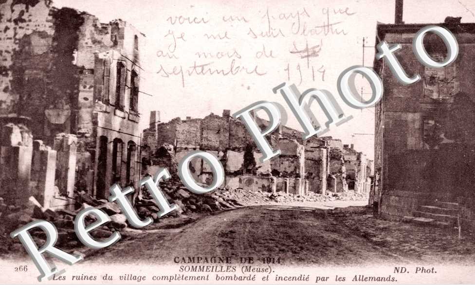 Les ruines du village