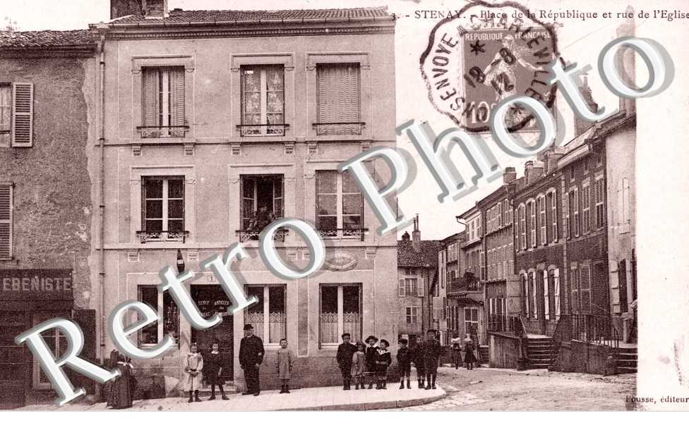 La Place de la Republique et Rue de l'Eglise