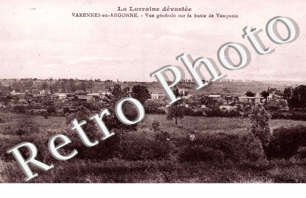 vue generale sur la butte de Vauquois