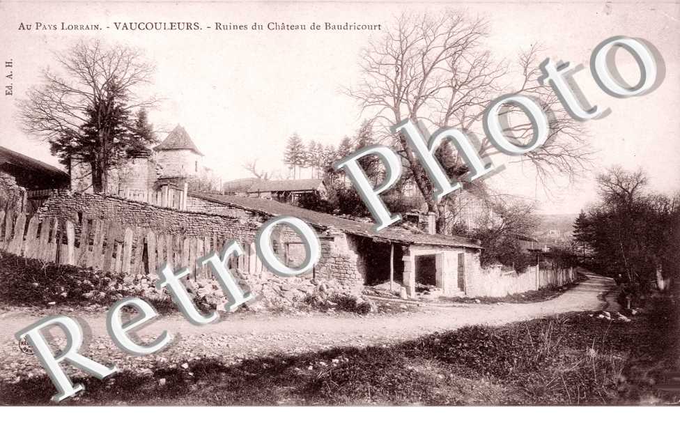 ruines du chateau de Baudricourt