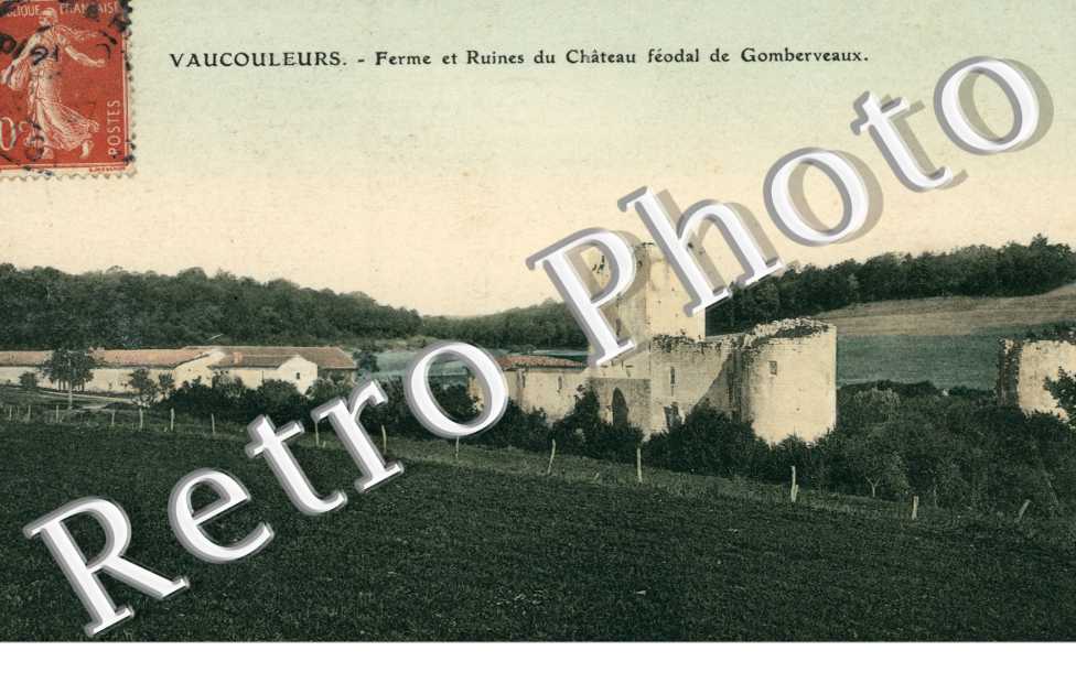 Ferme et Ruines du Chateau feodal de Gomberveaux