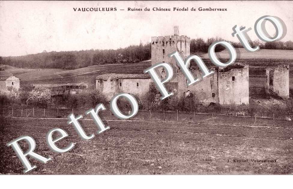 ruines du chateau feodal de Gombervaux