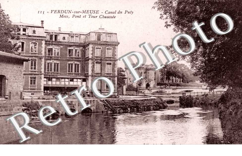 Canal du Puty Mess, pont et Tour Chaussee