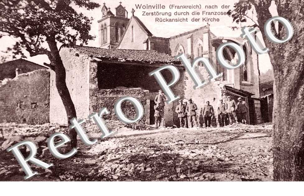 nach der Zerstorung durch die Franzosen ruckansicht der Kirche