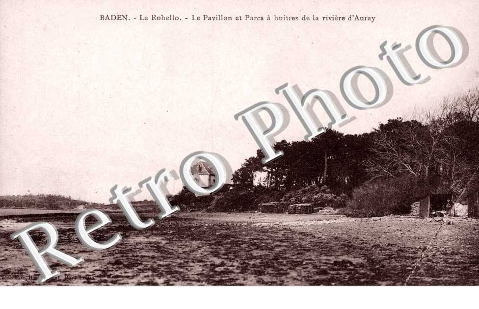 Rohello, Pavillon et Parc a huitres de la Riviere d'Auray