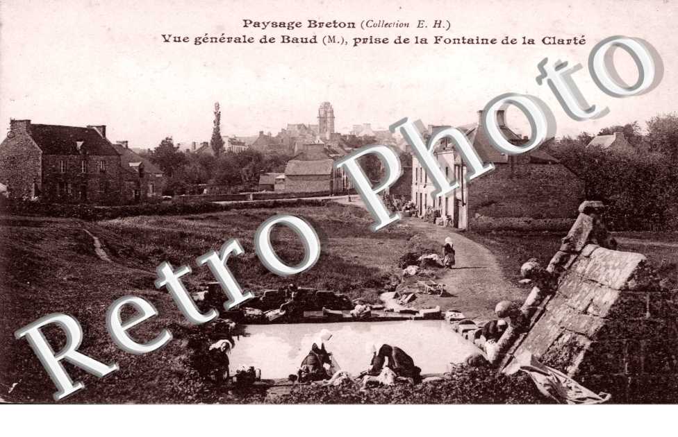 Vue generale et Fontaine de la Clarte