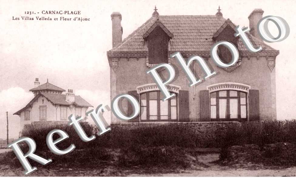 Plage - les villas Velleda et Fleur d'Ajonc