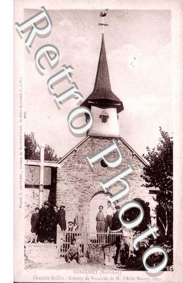 Chapelle Saint-Eloi - colonie de vacances de M. l'abbee Mauny 1933