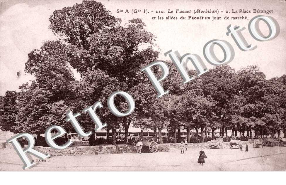 Place Beranger et allees un jour de Marche