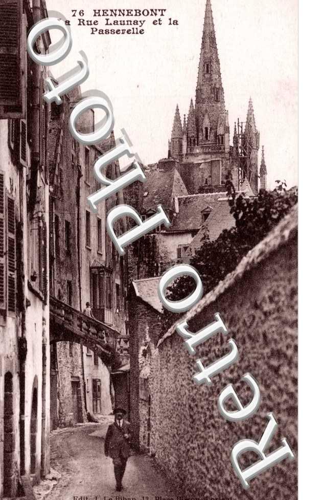 la rue Launay et la passerelle
