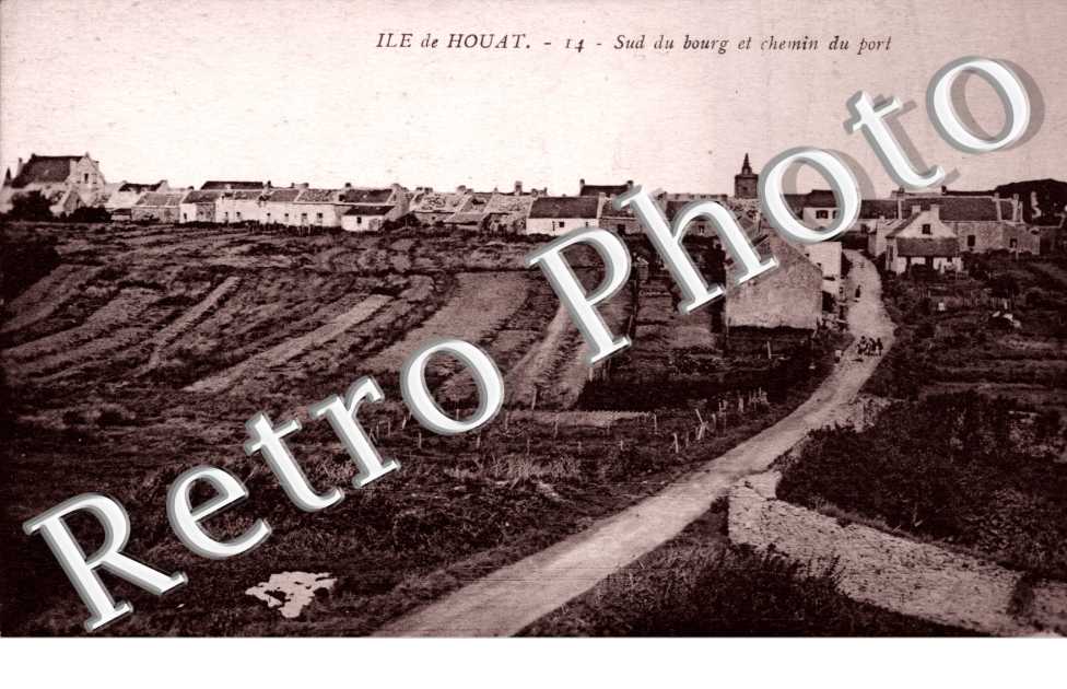 Sud du bourg et chemin du port