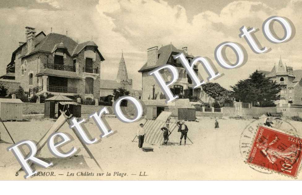 les chalets sur la plage