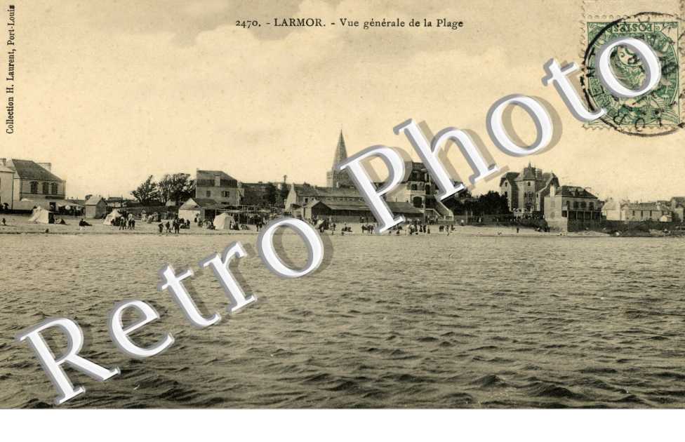 vue generale de la plage