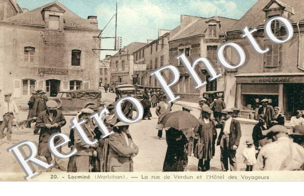la Rue de Verdun et l'Hotel des Voyageurs
