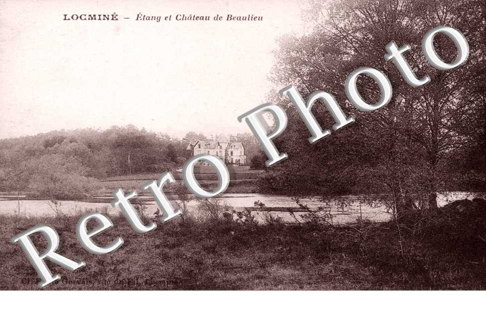 etang et chateau de Beaulieu