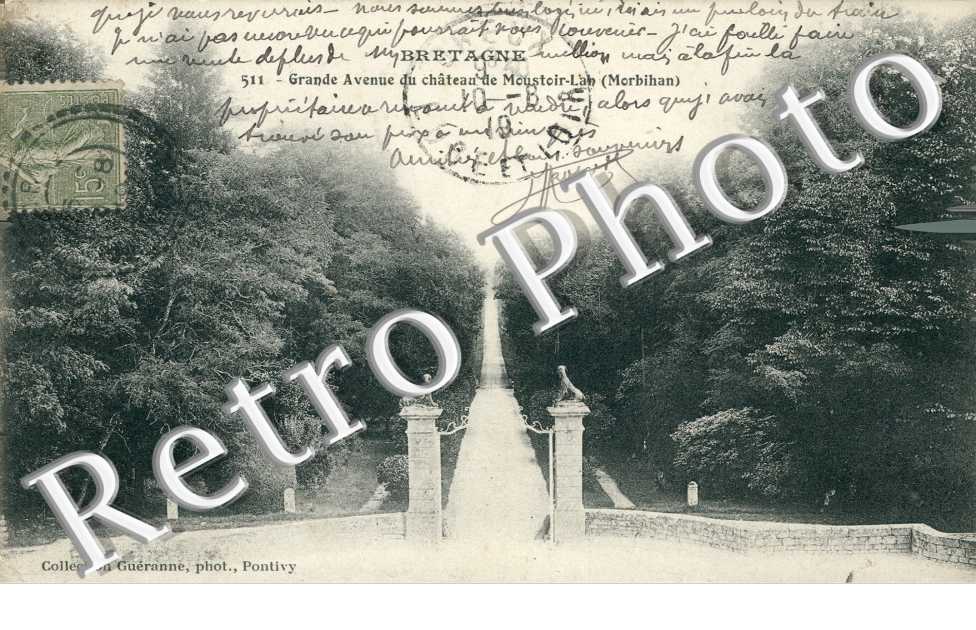 Grande avenue du chateau de Moustoir-Lan