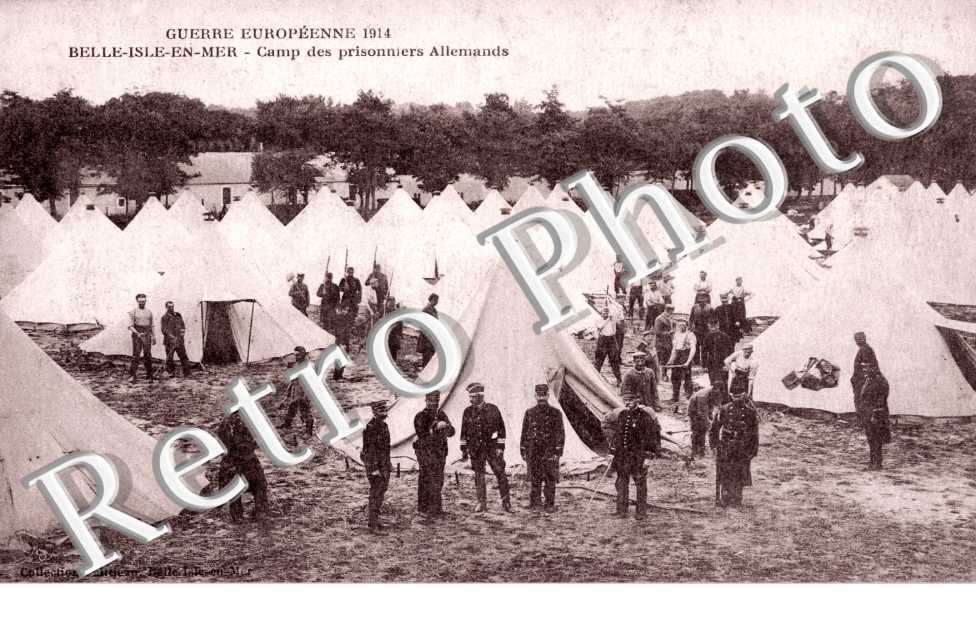 Belle Ile en Mer, Camp des prisonniers Allemands
