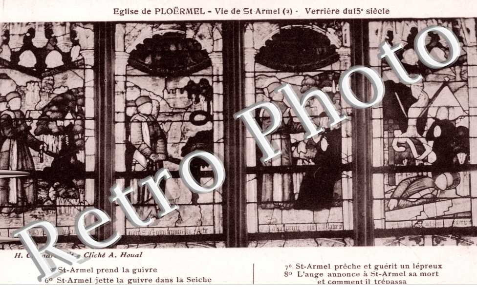 Vie de Saint Armel - Vitraux