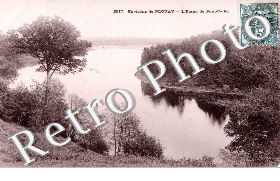 Environs de Plouay  L'etang de Pont-Callec