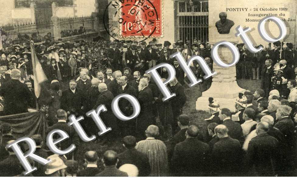 24 octobre 1909 Inauguration du monument Ernest Jan