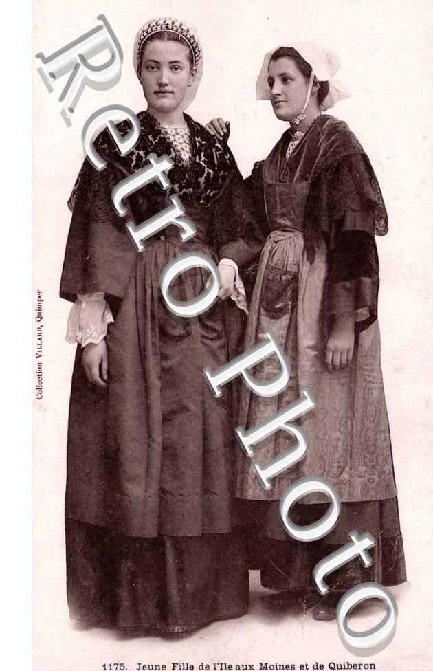 jeune fille de l'ile aux Moines et de Quiberon