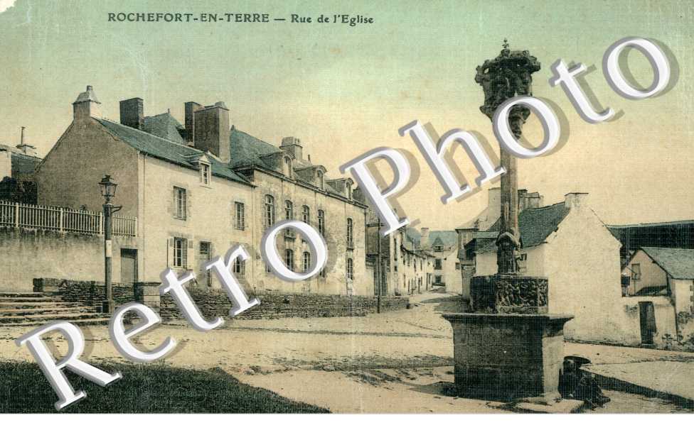 Rue de l'eglise (carte toilee couleur)