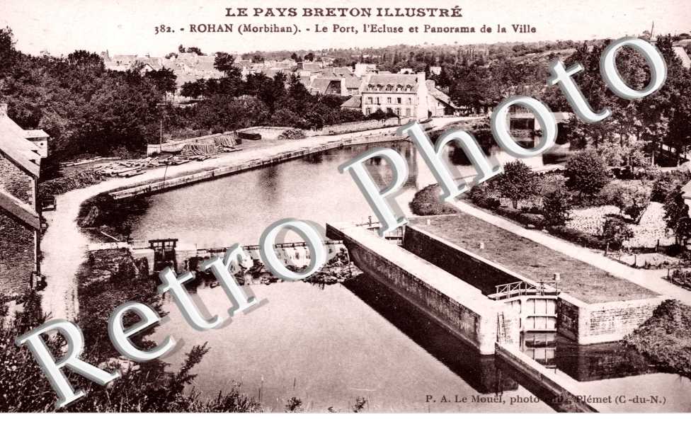 Le Port, l'Ecluse et Panorama de la Ville